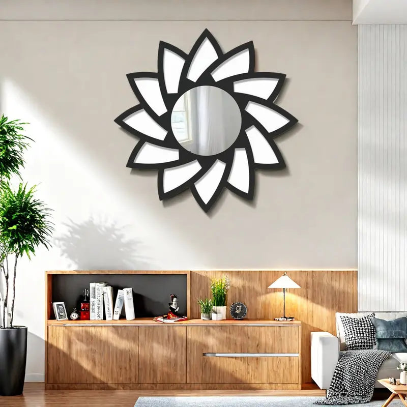 Sunflower Design Decorative Mirror