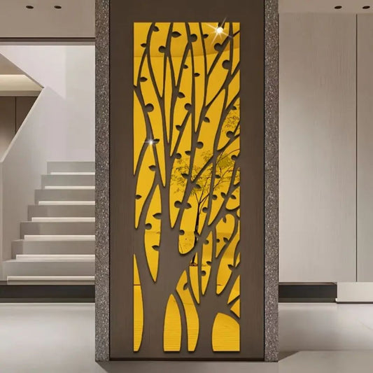 Money Tree Acrylic Mirror Wall Art by Signature Wall Arts UAE – elegant abstract tree design for modern and stylish home decor.