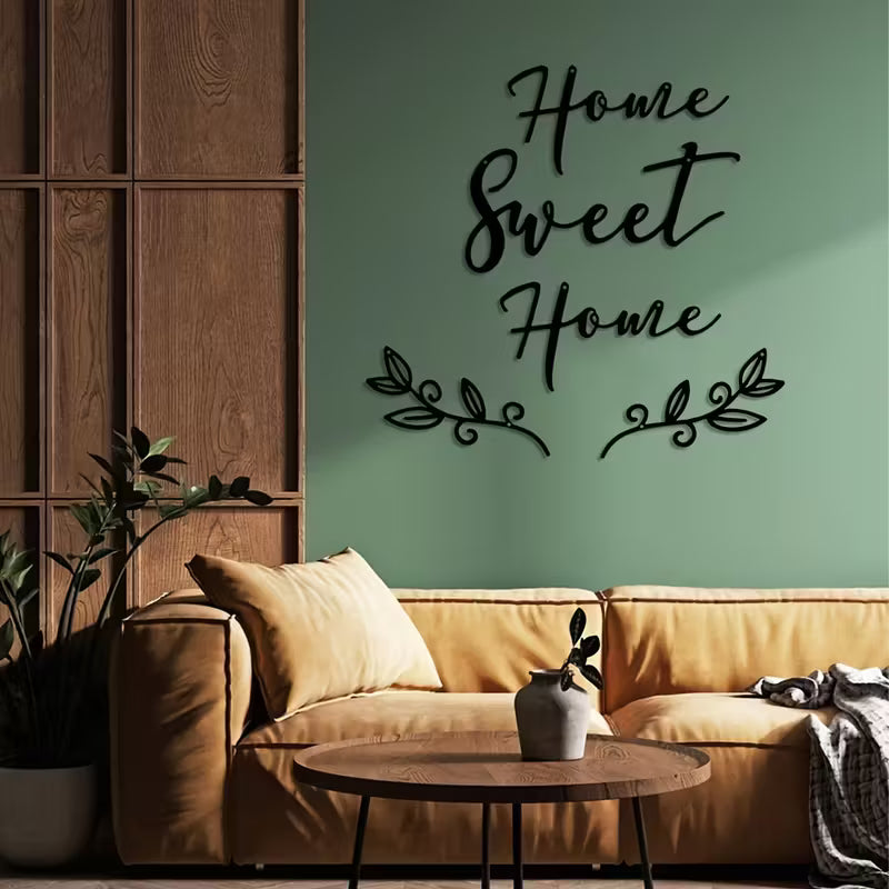 Decorative Home Sweet Home Acrylic Wall Hanging for Elegant Home Decor Across the UAE
