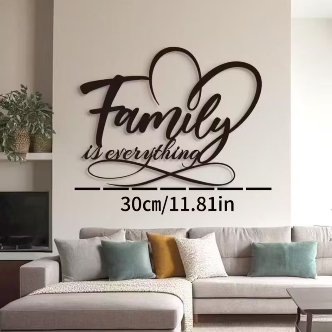 Family Wall Art with Elegant Acrylic Finish for Dining and Lounge UAE