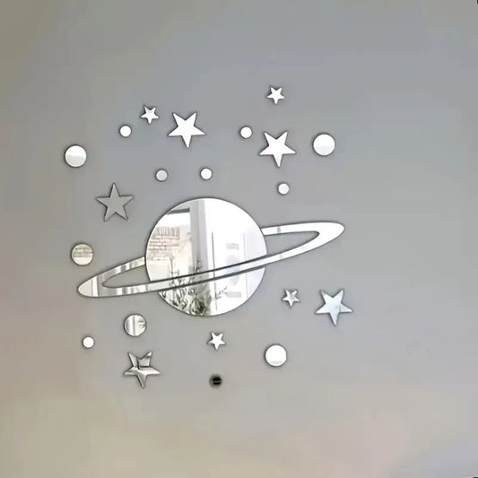 Space-themed Planet Wall Stickers for Kids Room – Signature Wall Arts Dubai – fun, removable, and easy to install.