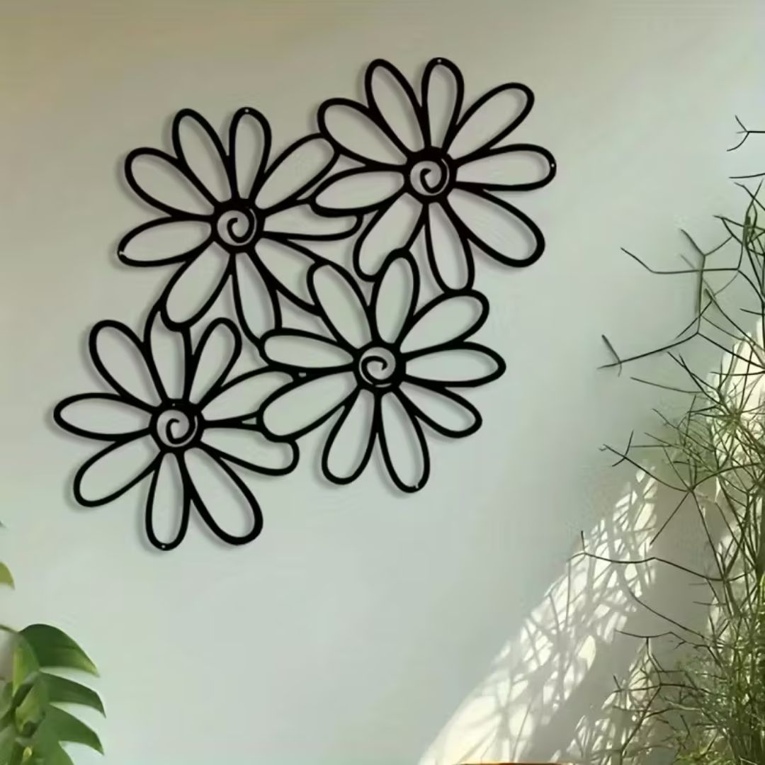 Vibrant Daisy Flower Acrylic Wall Decor