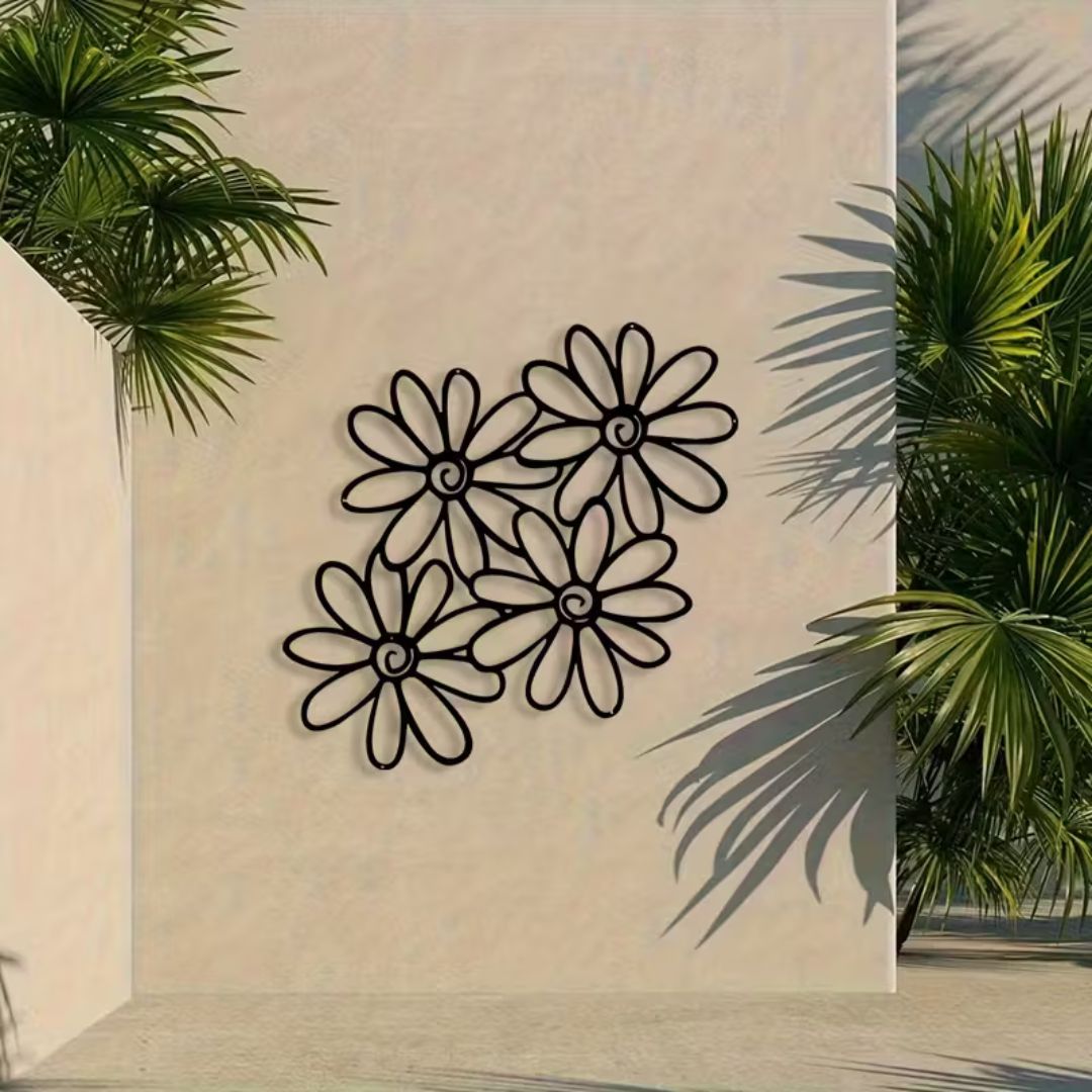 Vibrant Daisy Flower Acrylic Wall Decor