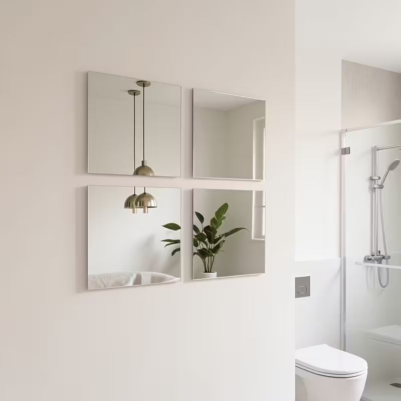 Acrylic Mirror Wall Decals DIY Background Wall Decoration