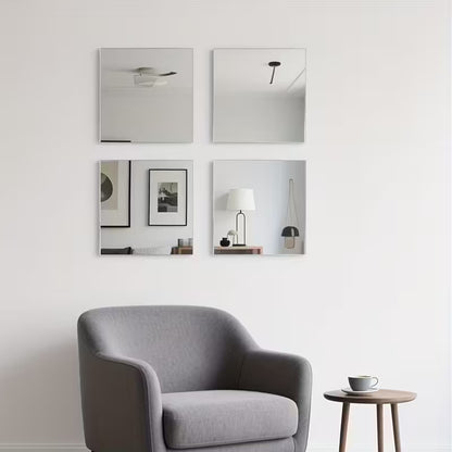 Acrylic Mirror Wall Decals DIY Background Wall Decoration