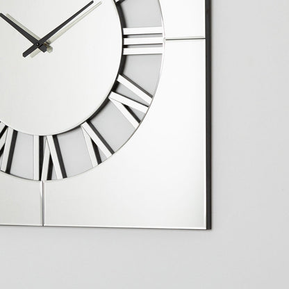Modern Mirror Wall Clock – Living Room Decor