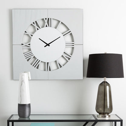 Modern Mirror Wall Clock – Living Room Decor