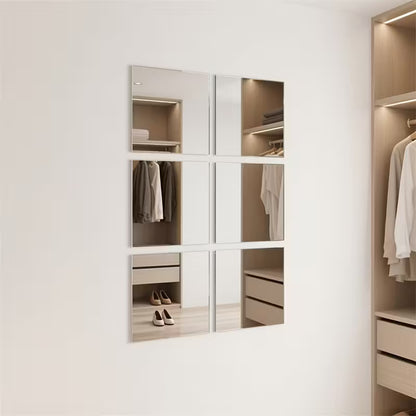 Acrylic Mirror Wall Decals DIY Background Wall Decoration