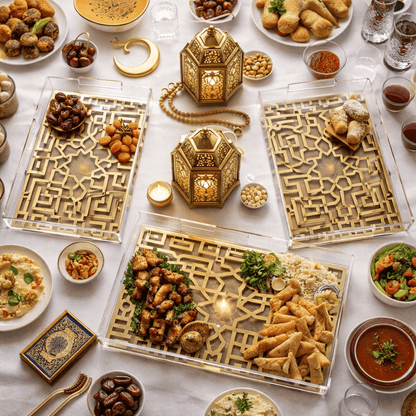 Crystal Edge Luxury Acrylic Tray