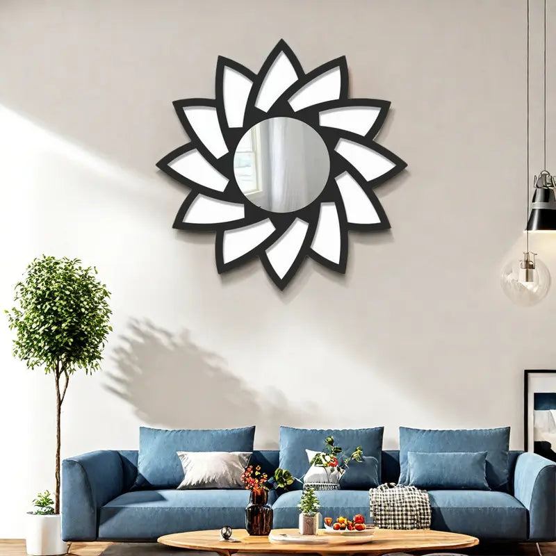 Sunflower Design Decorative Mirror