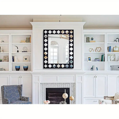 Black Wooden Frame  Modern Decorative Mirror