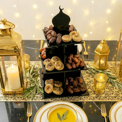 Ramadan Tiered Serving Stand Dessert & Date Holder
