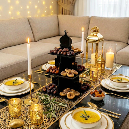Ramadan Tiered Serving Stand Dessert & Date Holder