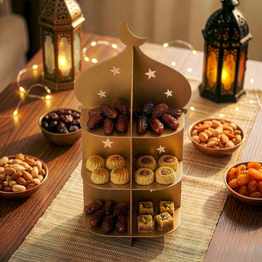 Ramadan Serving Stand Dessert & Date Holder