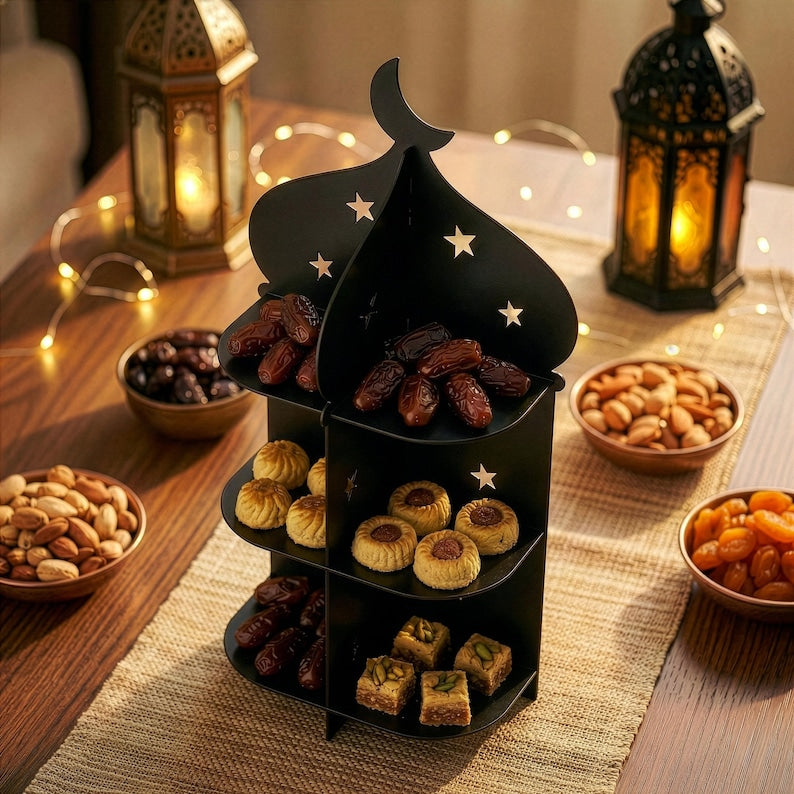 Ramadan Serving Stand Dessert & Date Holder