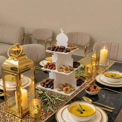 Ramadan Tiered Serving Stand Dessert & Date Holder