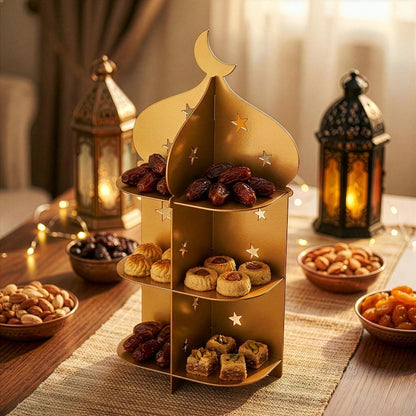 Ramadan Serving Stand Dessert & Date Holder