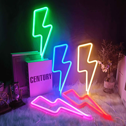Neon Light Power/Energy Art Sign