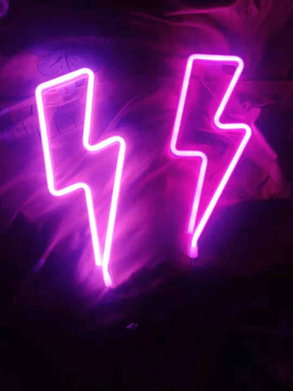 Neon Light Power/Energy Art Sign