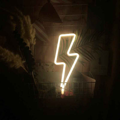 Neon Light Power/Energy Art Sign