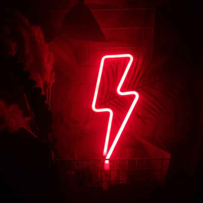 Neon Light Power/Energy Art Sign