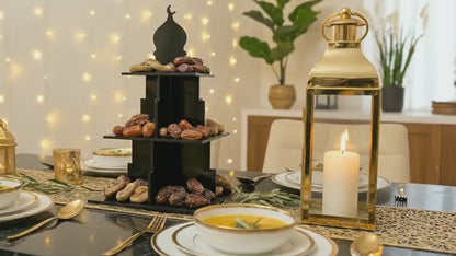 Ramadan Tiered Serving Stand Dessert & Date Holder