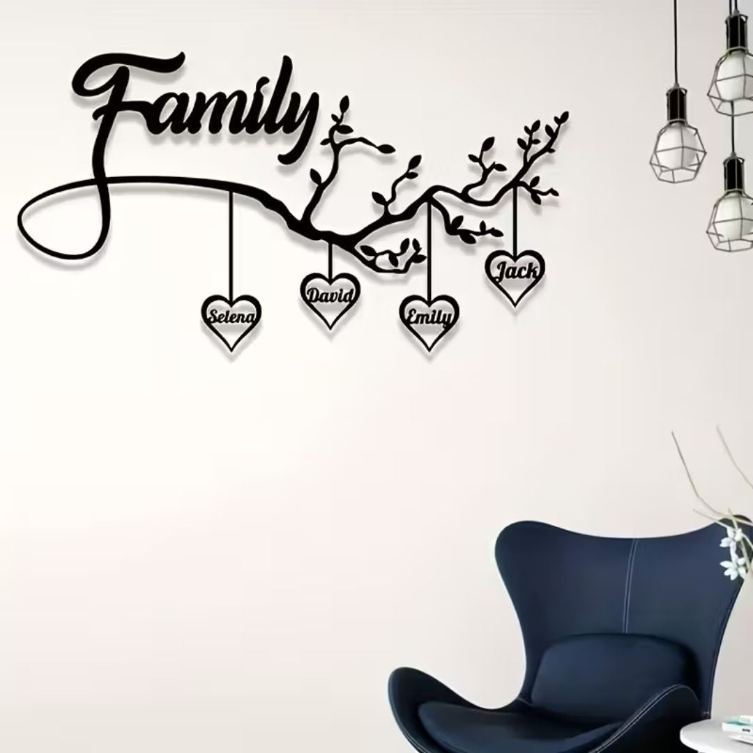 Custom Family Tree Acrylic Wall Art