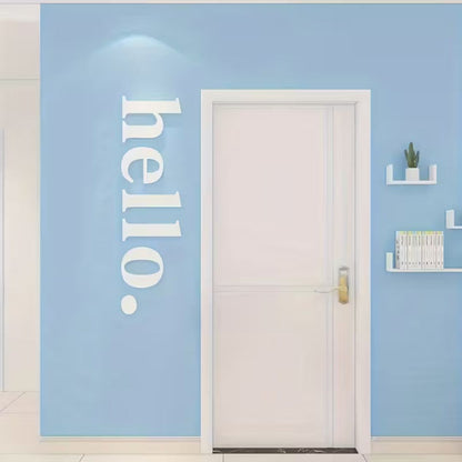 1 Set, Hello Letter Wall Sticker, Welcome Words, Home Decoration