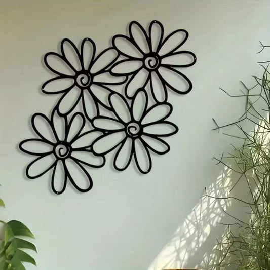 Vibrant Daisy Flower Acrylic Wall Decor