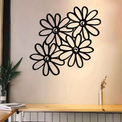 Vibrant Daisy Flower Acrylic Wall Decor