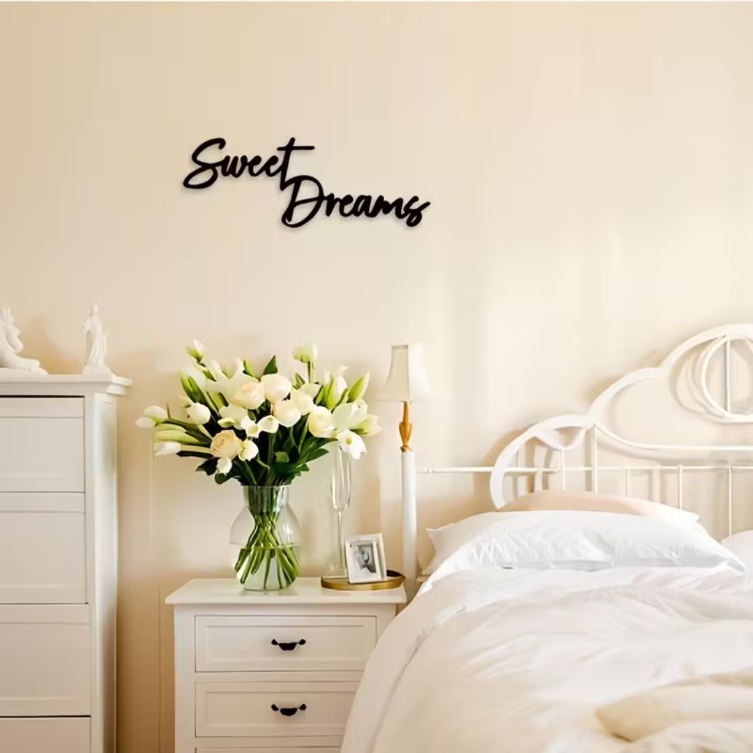 Sweet Dreams Acrylic Wall Decor