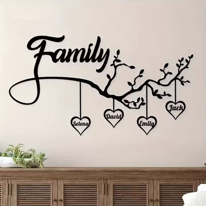 Custom Family Tree Acrylic Wall Art